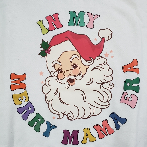 Christmas Sweater, Sweat Shirt White - Picture 4 of 5